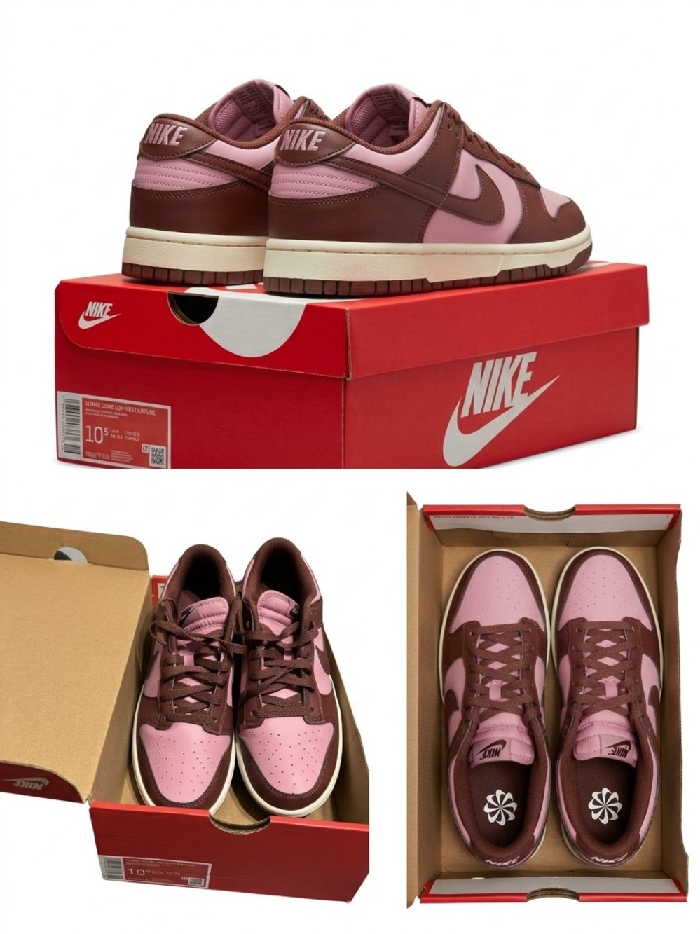 Nike Women’s Dunk Low Pink & Brown Sneakers